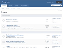 Tablet Screenshot of iforgeiron.com